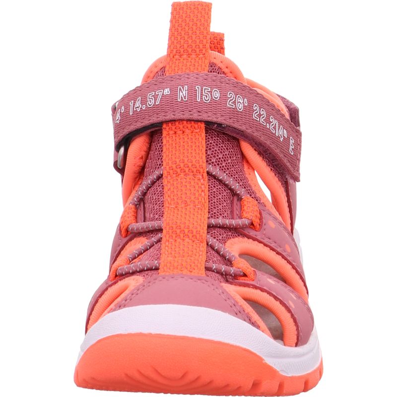 Superfit TORNADO LIGHT Mädchen Sandale - Material: Textil/Sonstiges Material in Pink