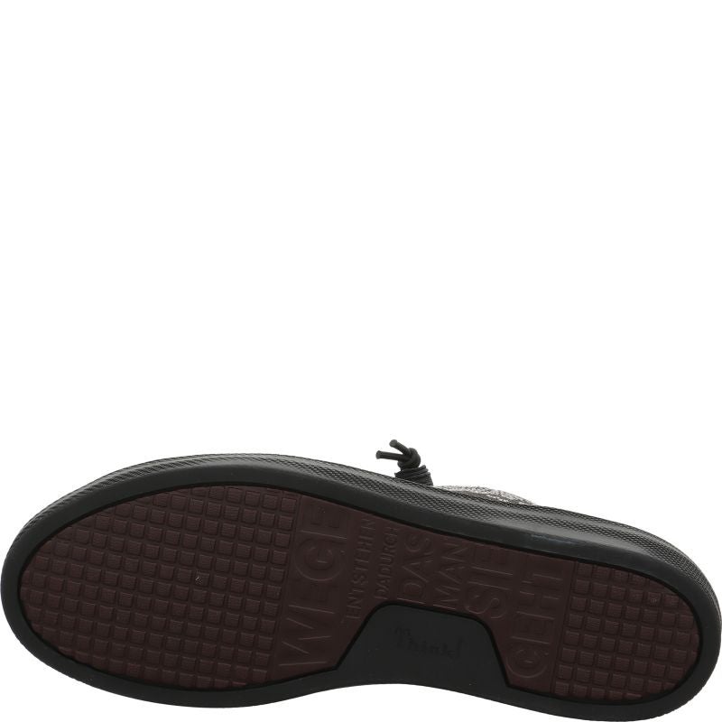 Think KUMI Woman Sneakers low - Material: Leather in Black