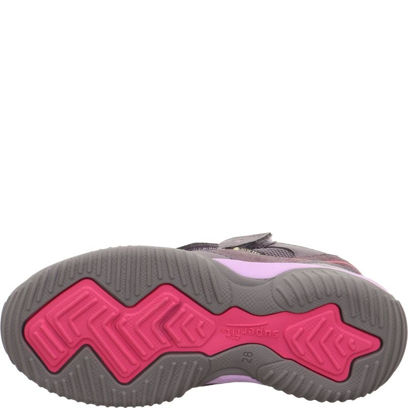 Superfit STORM Girls Sneakers high - Material: Leder/Sonstiges Material/Texti in Purple