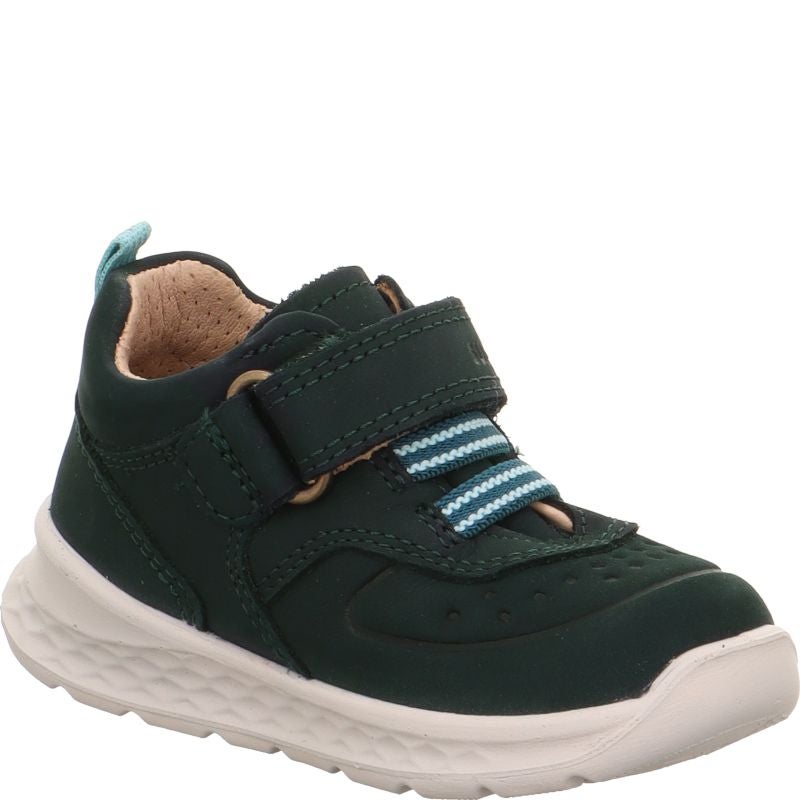 Superfit BREEZE Jungen Sneaker high - Material: Leder in Grün