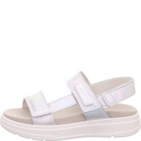 Legero SUNWALKER Damen Plateau-Sandale - Material: Leder in Metallic