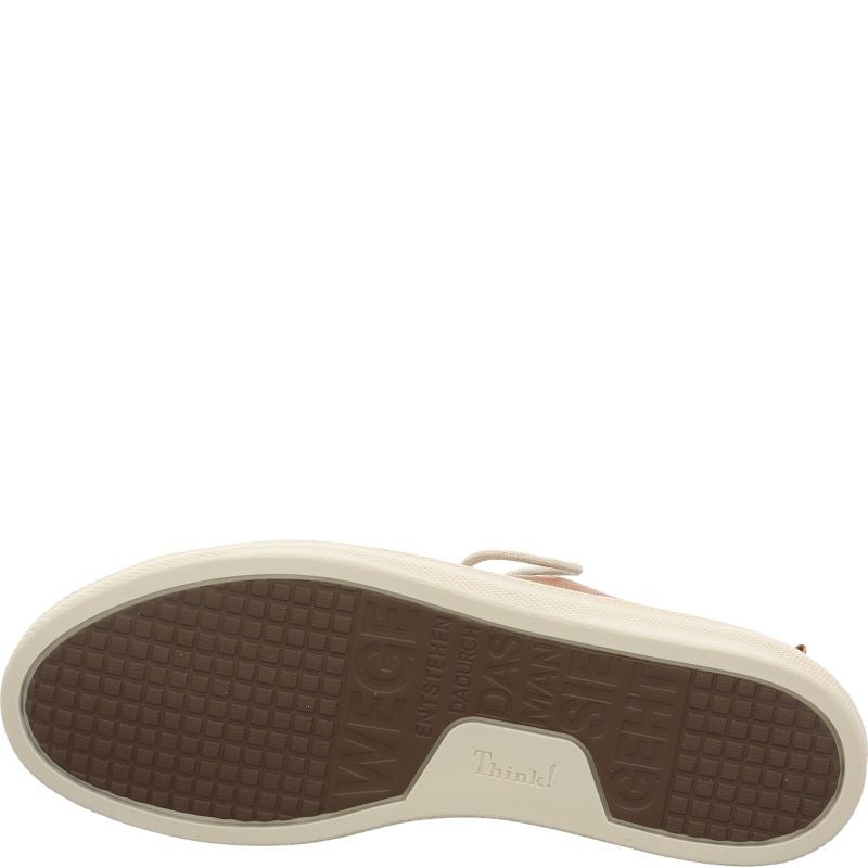 Think KUMI Woman Sneakers low - Material: Leather in Brown