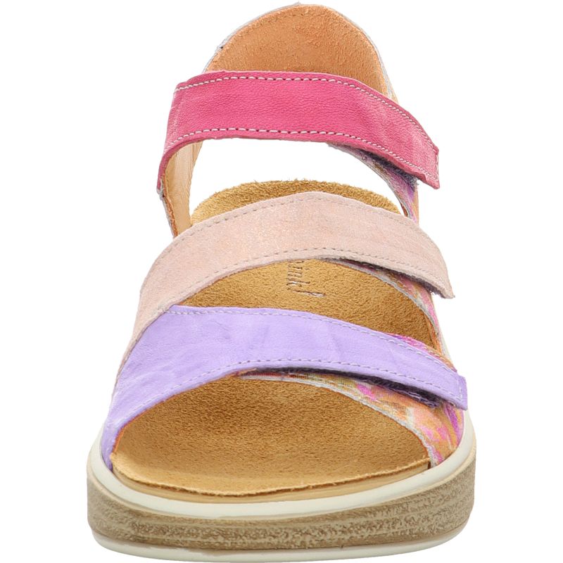 Think MEGGIE Strap sandal - Material: Leather in Multicolored