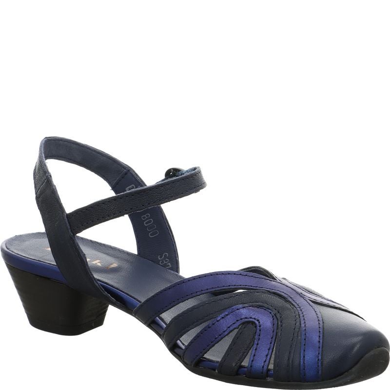 Think AIDA DAMEN Woman Pumps - Material: Leather in Blue