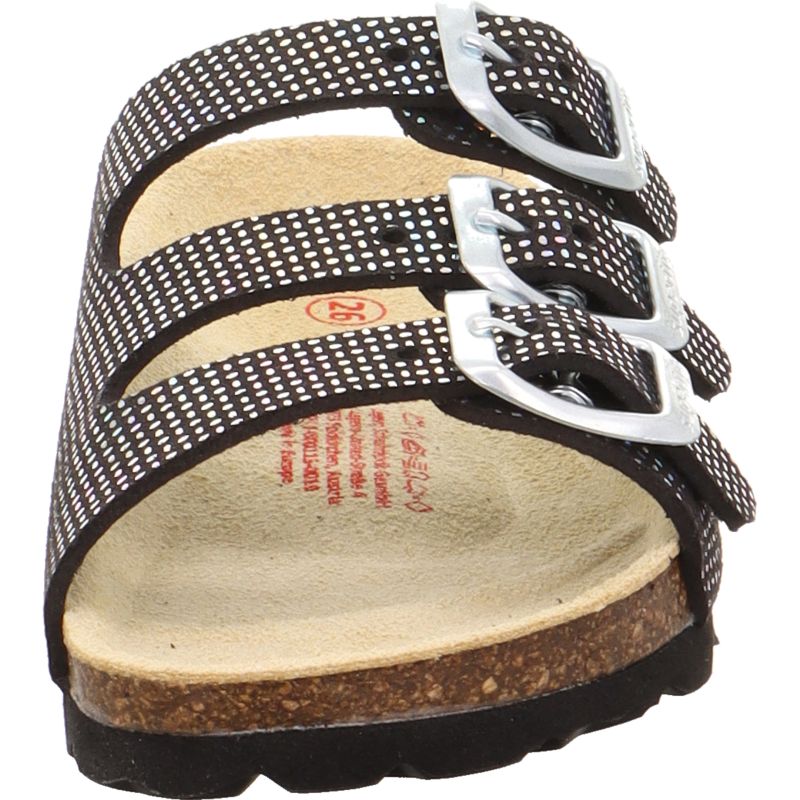 Superfit FUSSBETTPANTOFFEL Girls Slipper - Material: Sonstiges Material in Black