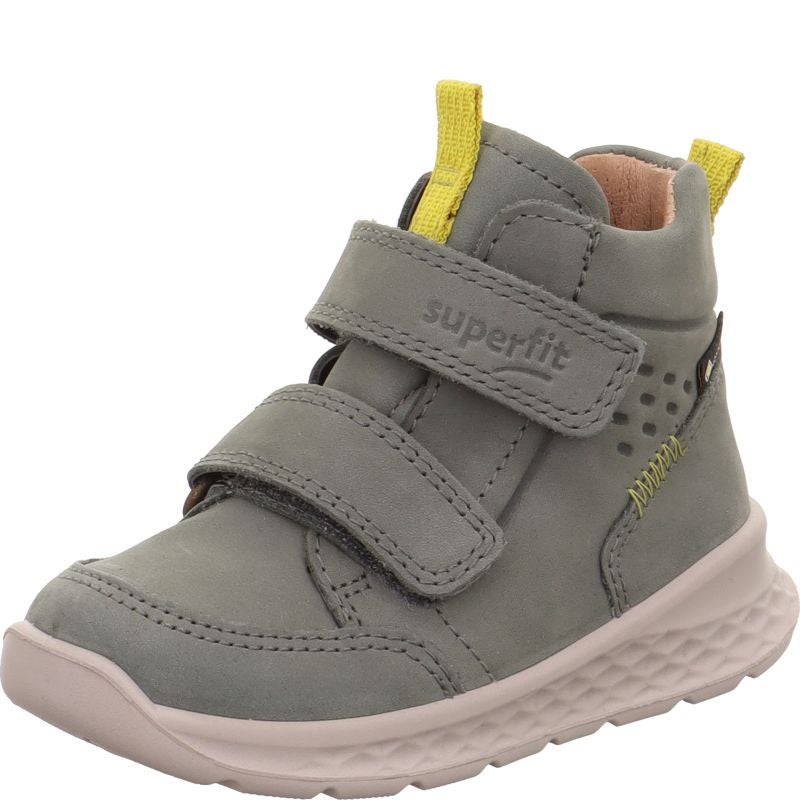 Superfit BREEZE Sneakers high - Material: Leather in Green