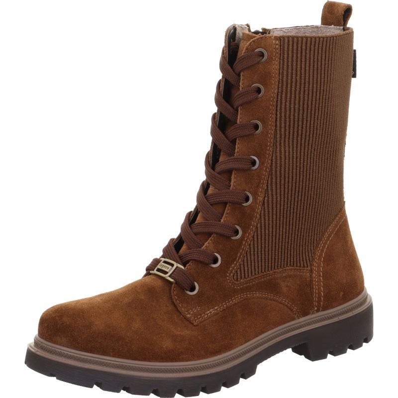 legero MONTA Damen Schnürboots - Material: Leder in Braun