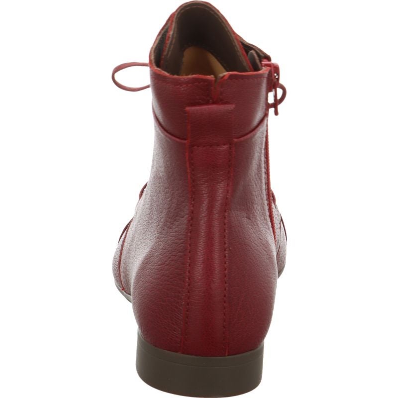 Think! GUAD2 Damen Stiefelette - Material: Leder in Rot