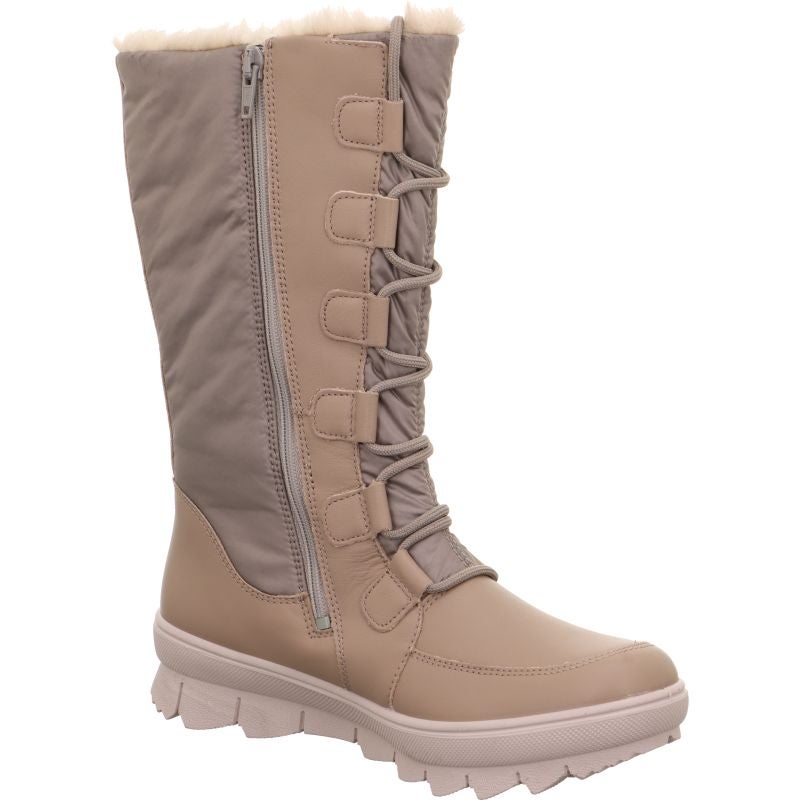 Legero NOVARA Damen Stiefel - Material: Leder/Textil in Beige