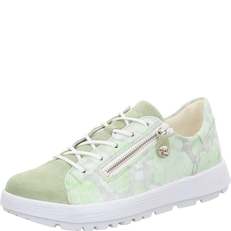 Think COMODA Lace up shoe - Material: Leather in Green