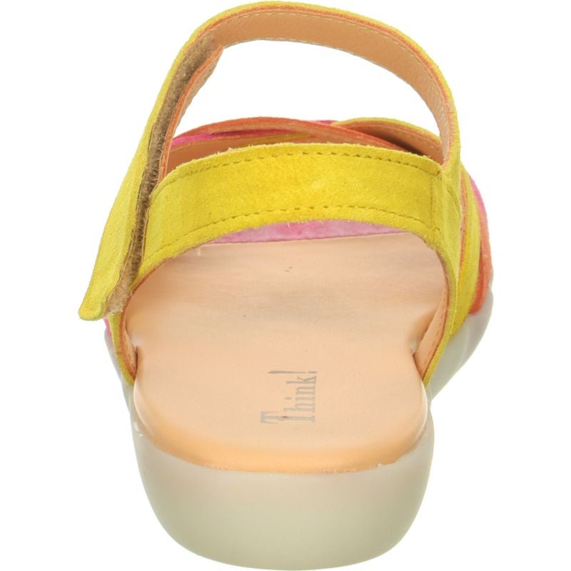 Think NATURE SAND Woman  - Material: Leather in Yellow