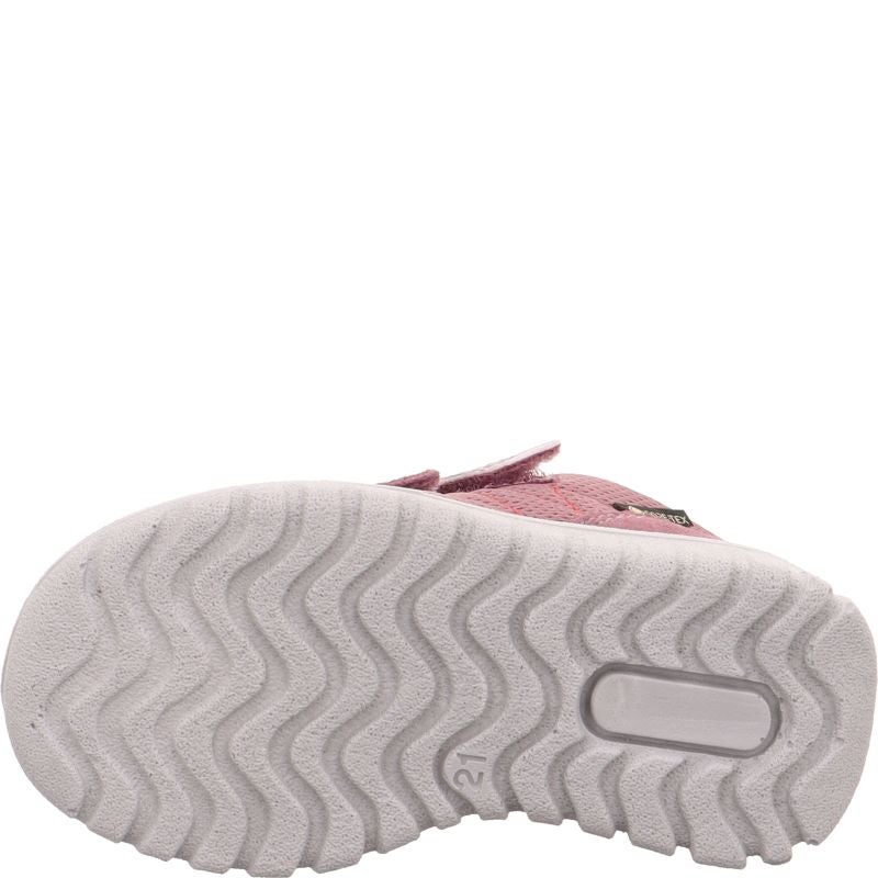 Superfit SPORT7 MINI Mädchen Sneaker low - Material: Leder/Sonstiges Material/Textil in Lila
