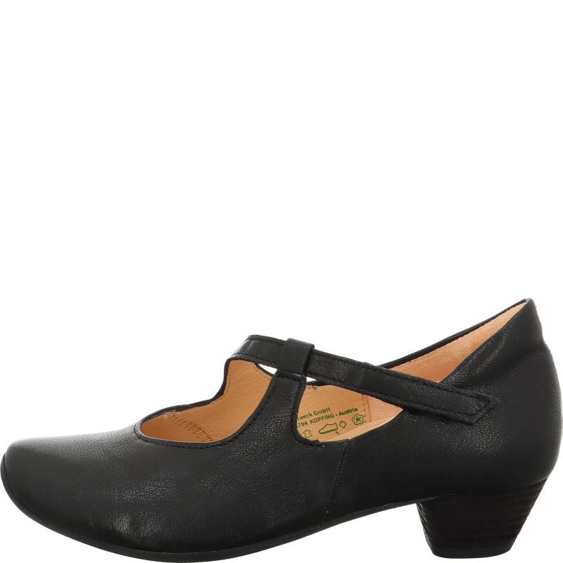 Think AIDA DAMEN Woman  - Material: Leather in Black