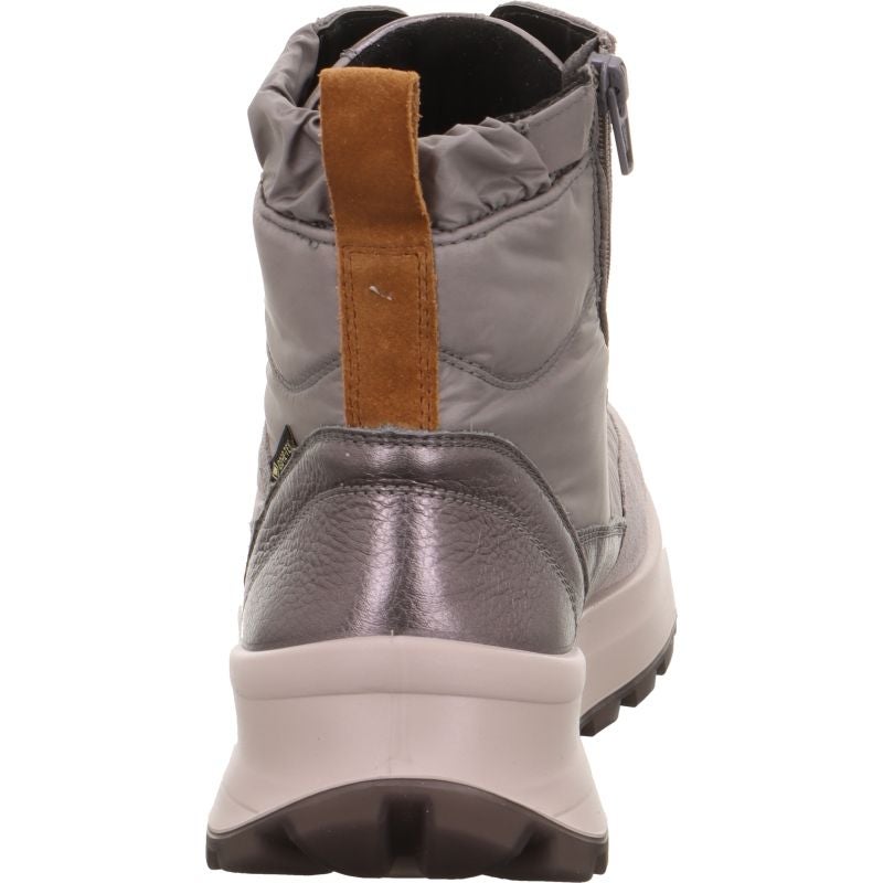 legero T4 RUN Damen Stiefel - Material: Leder/Textil in Grau