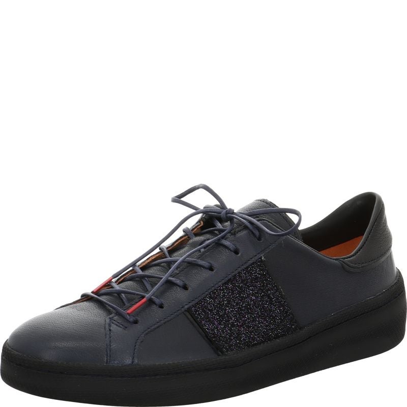 Think KUMI Woman Sneakers low - Material: Leather in Blue