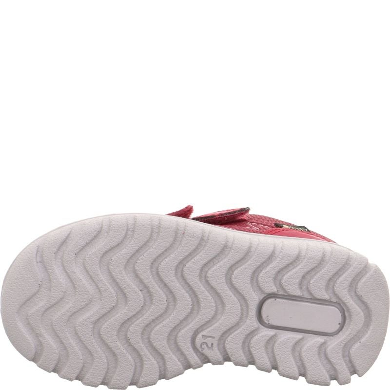 Superfit SPORT7 MINI Unisex | Girls Sneakers low - Material: Leder/Sonstiges Material/Texti in Red