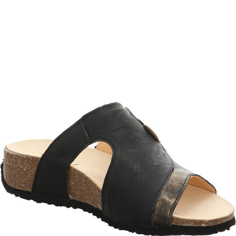 Think MIZZI DAMEN Mules - Material: Leather in Multicolored
