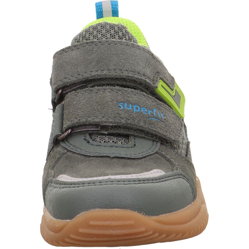 Superfit STORM Sneakers low - Material: Leder/Sonstiges Material/Texti in Green