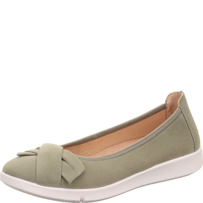 Legero LUCCA Damen Ballerina - Material: Leder in Olive