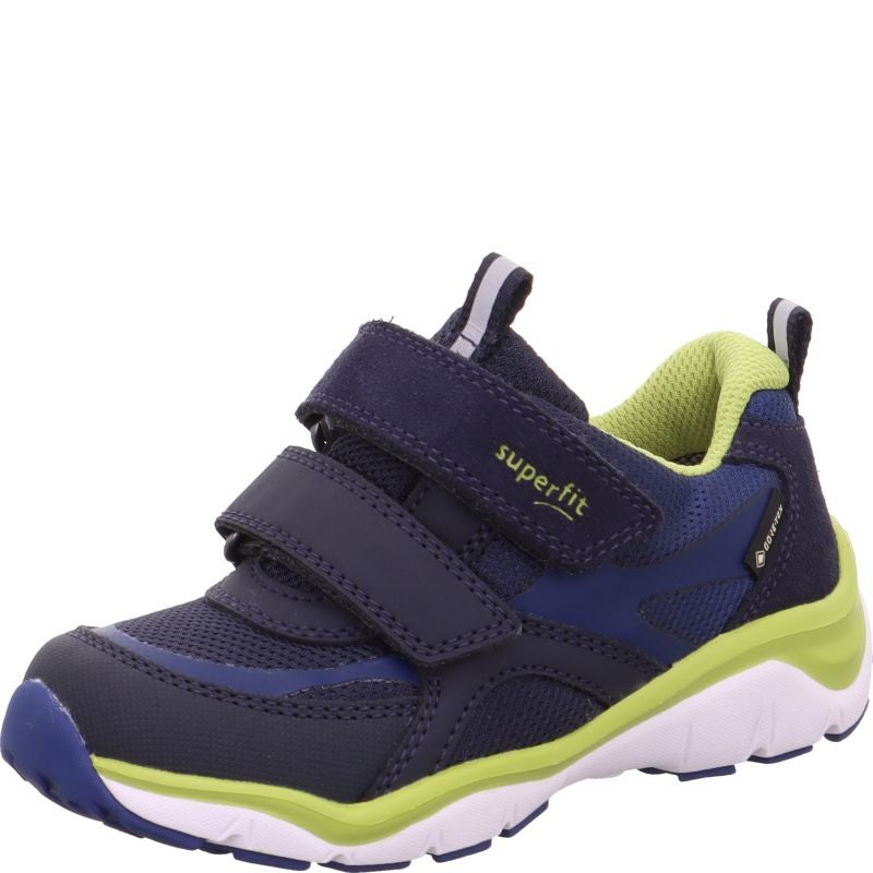 Superfit SPORT5 Unisex, Boys Sneakers low - Material: Leder/Sonstiges Material/Texti in Blue