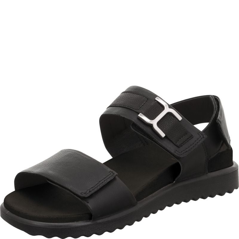 legero MOVE Damen Sandale - Material: Leder in Schwarz