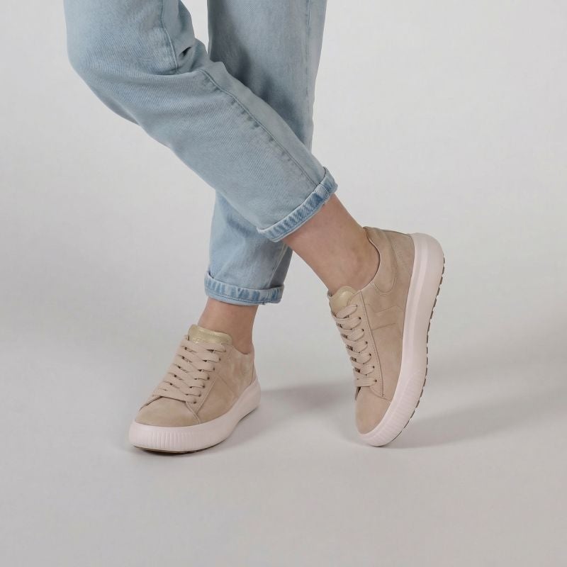 legero T4 JUMP Damen Sneaker low - Material: Leder in Beige