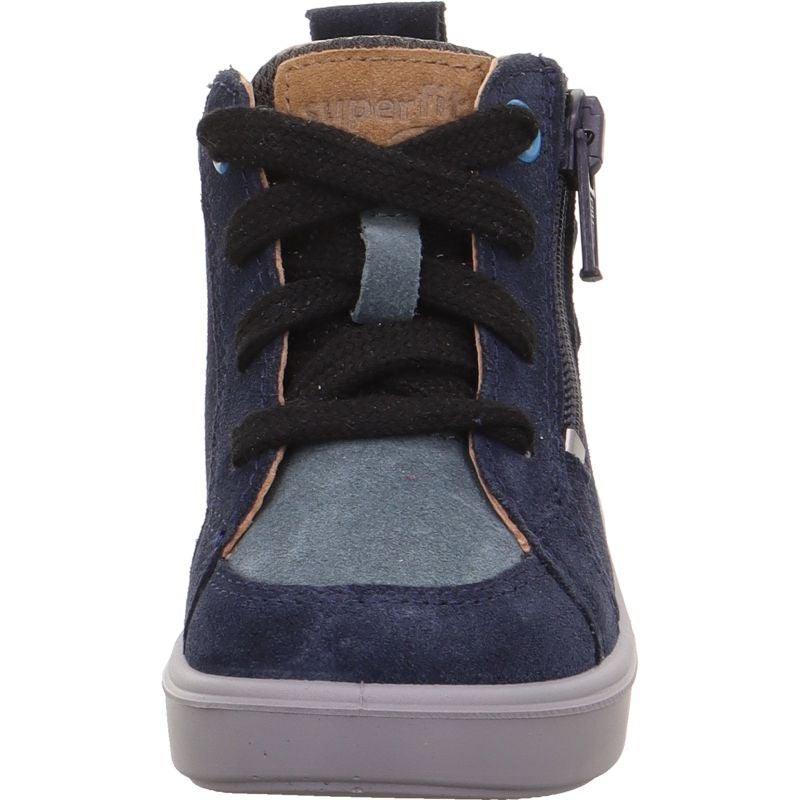 Superfit SUPIES Boys Sneakers high - Material: Leather/Textil in Multi Colour