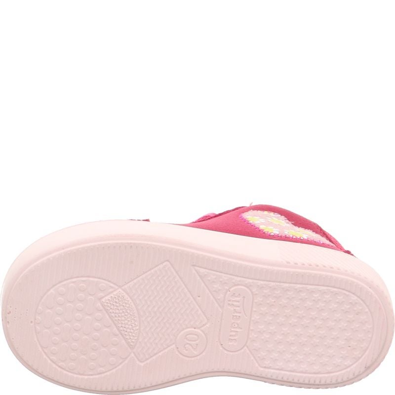 Superfit SUPIES Girls Sneakers high - Material: Leder/Sonstiges Material/Texti in Red