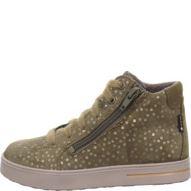 Superfit STELLA Sneakers high - Material: Leather/Textil in Green