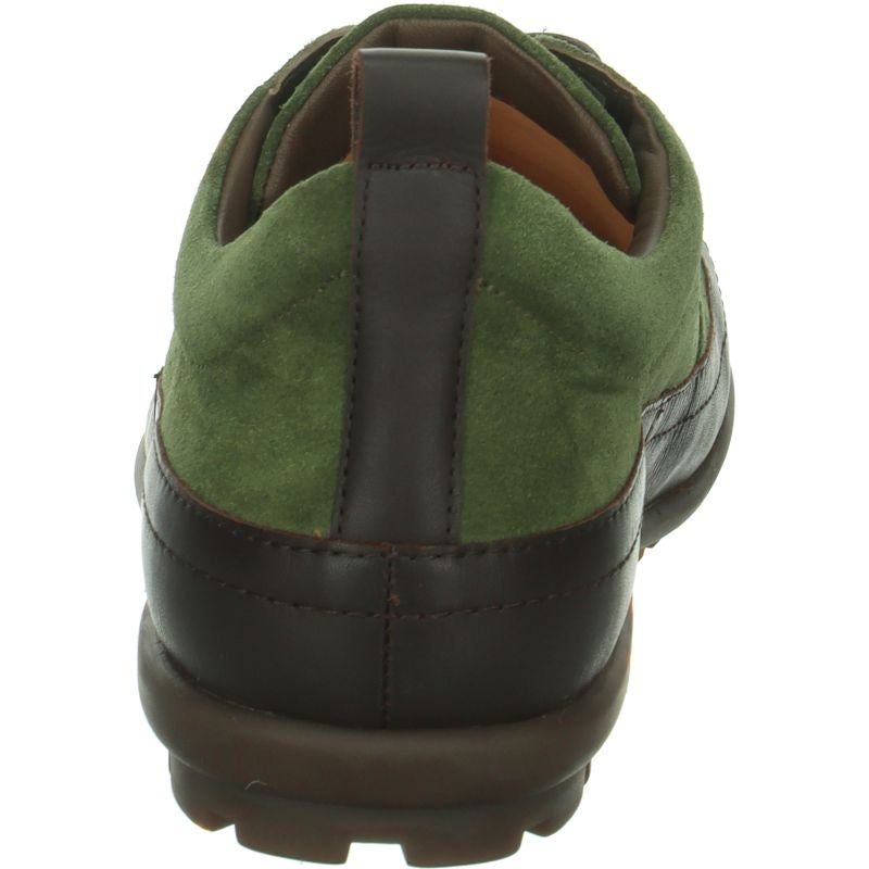 Think! KONG Herren Schnürschuh - Material: Leder in Grün