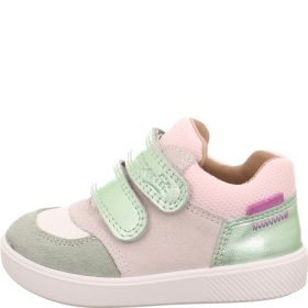 Superfit SUPIES Mädchen Sneaker low - Material: Leder/Textil in Mehrfarbig
