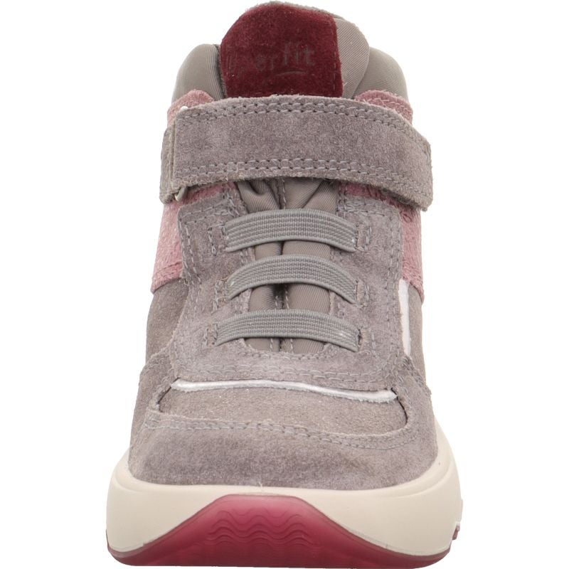 Superfit MELODY Girls Sneakers high - Material: Leder/Sonstiges Material/Texti in Grey