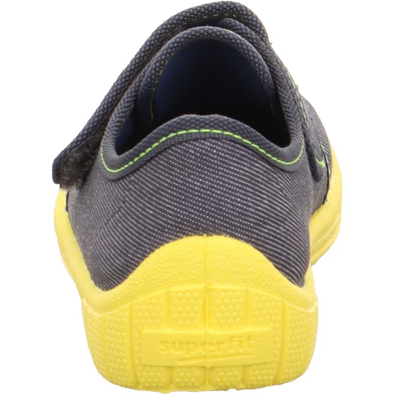 Superfit BILL Jungen Hausschuh - Material: Textil in Grau