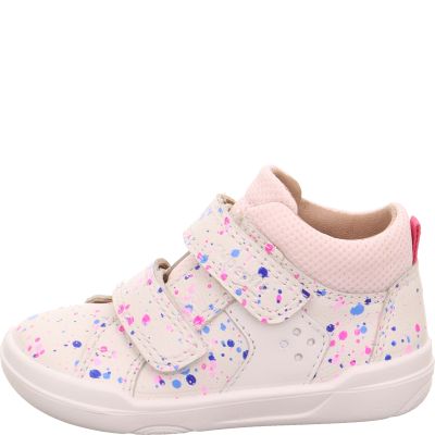 Superfit SUPERFREE Girls Sneakers low - Material: Leather/Textil in White