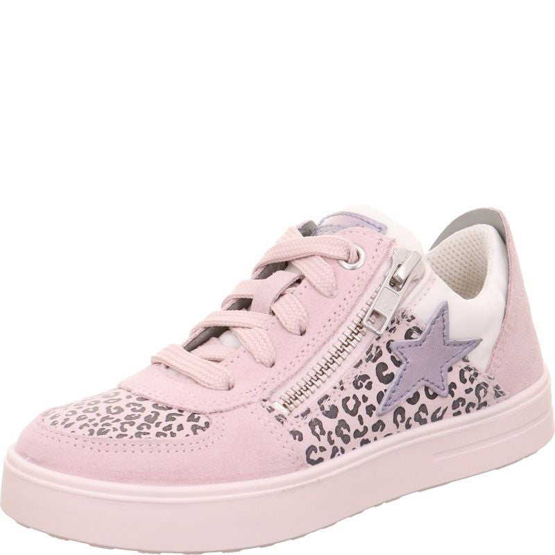Superfit STELLA Sneaker low - Material: Leder/Sonstiges Material/Textil in Rosa
