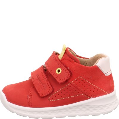 Superfit BREEZE Boys Sneakers low - Material: Leather in Red