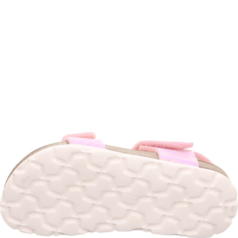 Superfit FUSSBETTPANTOFFEL Girls Sandal - Material: Sonstiges Material in Rose