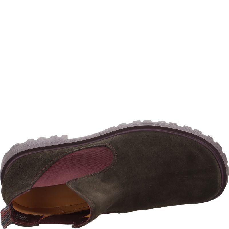 Think TRENTO Woman Chelsea boot - Material: Leather in Brown