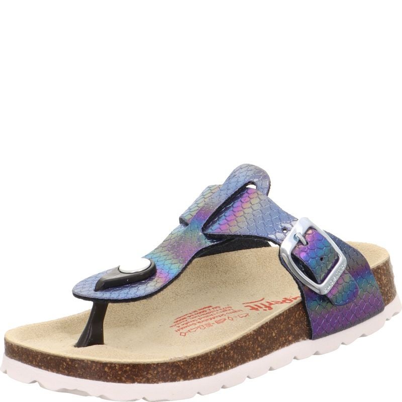 Superfit FUSSBETTPANTOFFEL Girls Slipper - Material: Sonstiges Material in Blue
