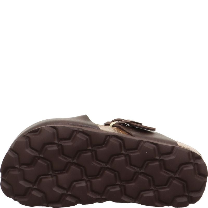 Superfit FUSSBETTPANTOFFEL Unisex, Boys Clog - Material: Sonstiges Material in Brown
