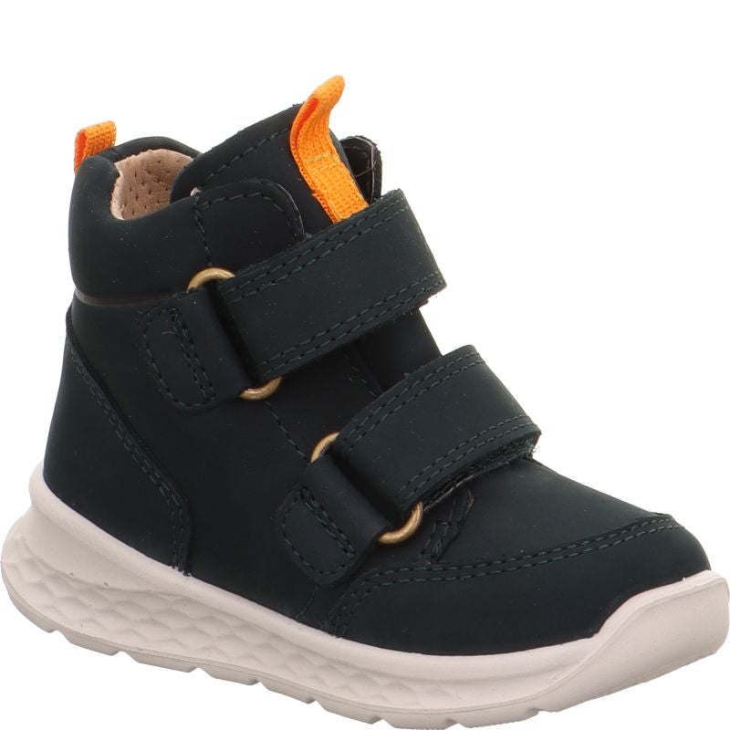 Superfit BREEZE Boys Sneakers high - Material: Leather in Green