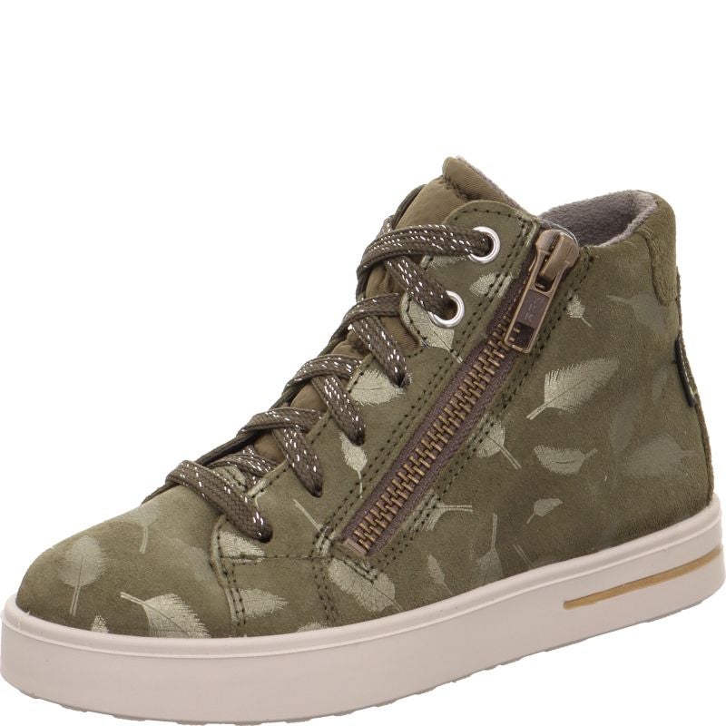 Superfit STELLA Mädchen Sneaker high - Material: Leder/Textil in Grün