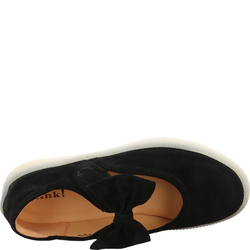 Think TURNA WOMEN Ballerina - Material: Leather in Black