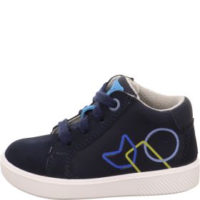 Superfit SUPIES Boys Sneakers high - Material: Leder/Sonstiges Material/Texti in Blue