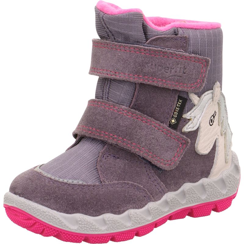 Superfit ICEBIRD Girls Boot - Material: Leather/Textil in Purple
