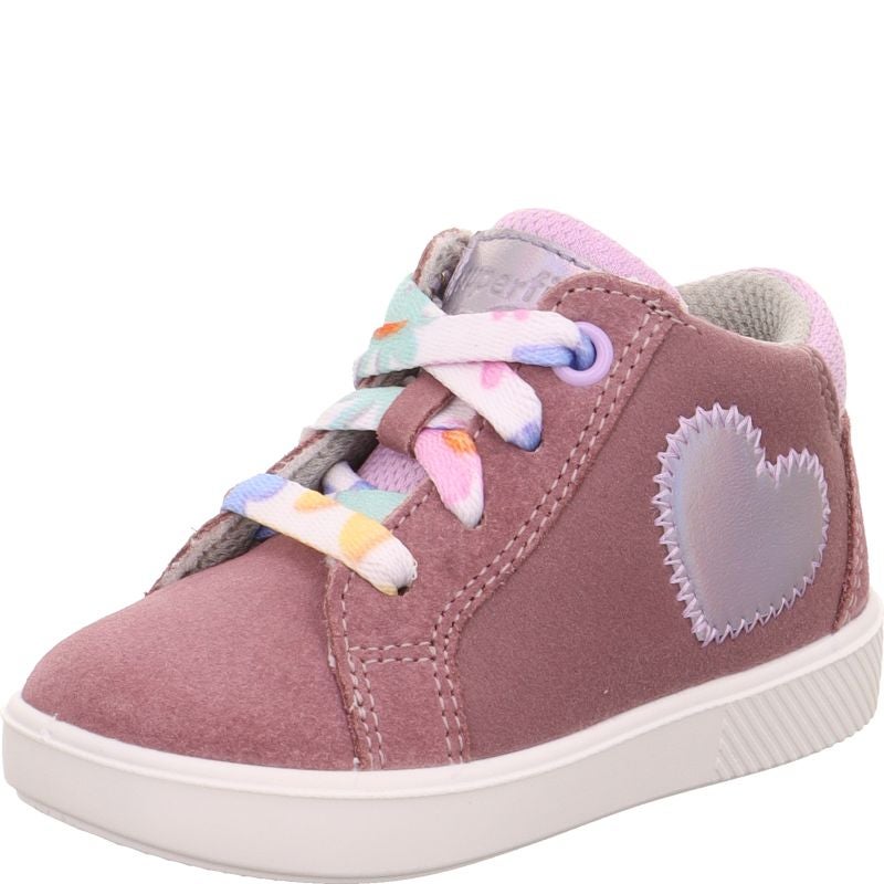 Superfit SUPIES Sneakers high - Material: LederSonstigesMaterialTexti in Purple