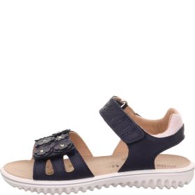 Superfit SPARKLE Sandale - Material: Leder/Textil in Blau