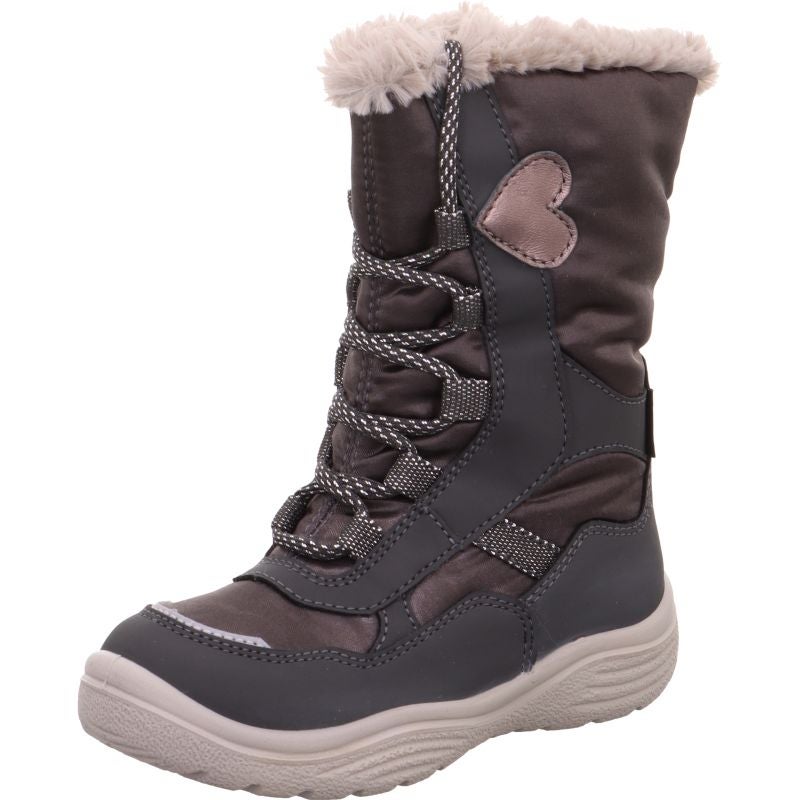 Superfit CRYSTAL Girls Boot - Material: Textil/Sonstiges Material in Grey