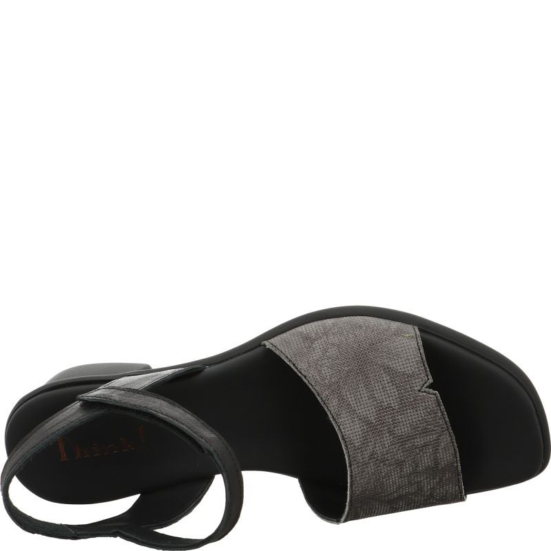 Think VIVI Sandal - Material: Leather in Grey