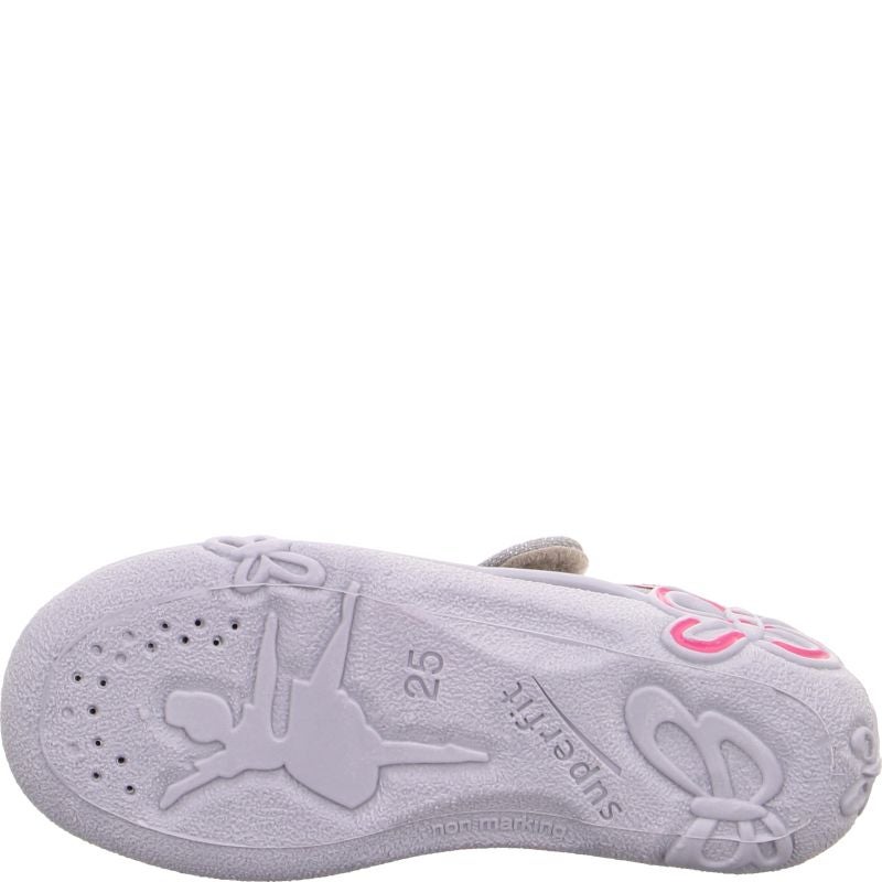 Superfit BELINDA Girls Slipper - Material: Textile in Grey